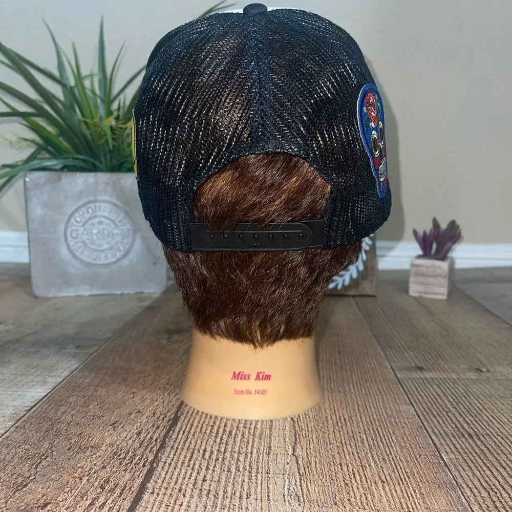 💜 Loner trucker hat snapback with patches